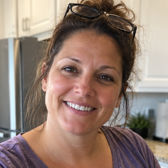 Jennifer M. — Customer Testimonial Jennifer M. smiling in her home