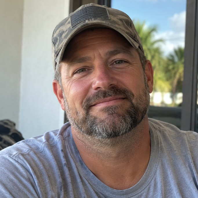 Michael R. — Customer Testimonial Michael R. smiling at home